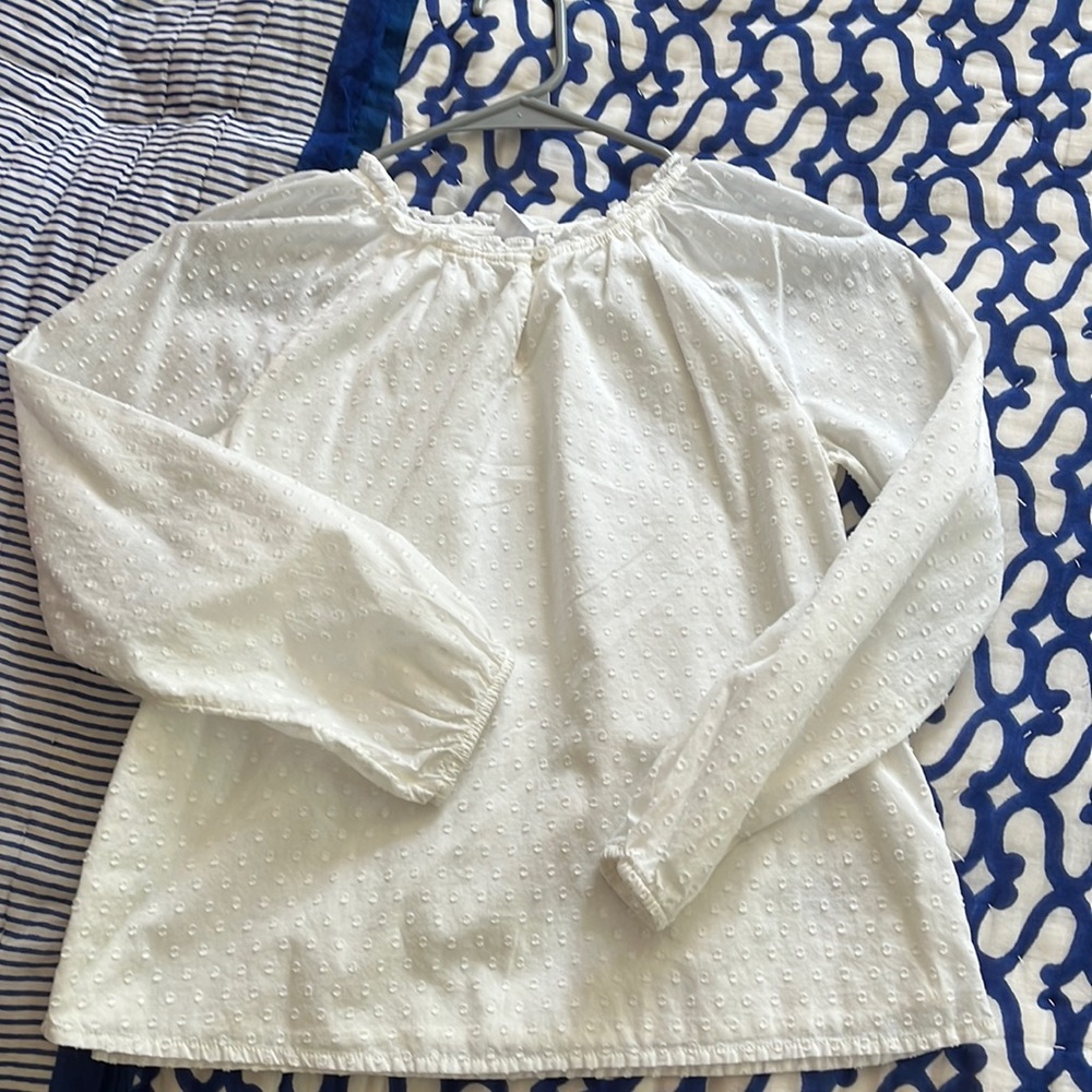 Girls White Blouse